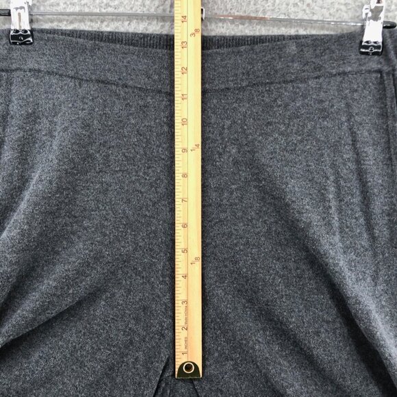 J Jill Pants Womens Large Gray Pure Jill Pull On Pocket Stretch Tapered Sweater - Picture 10 of 13